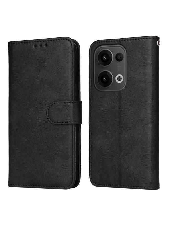 S-TOP Case For OPPO Reno13 Global Classic Calf Texture Flip Leather Phone Case - Image 1