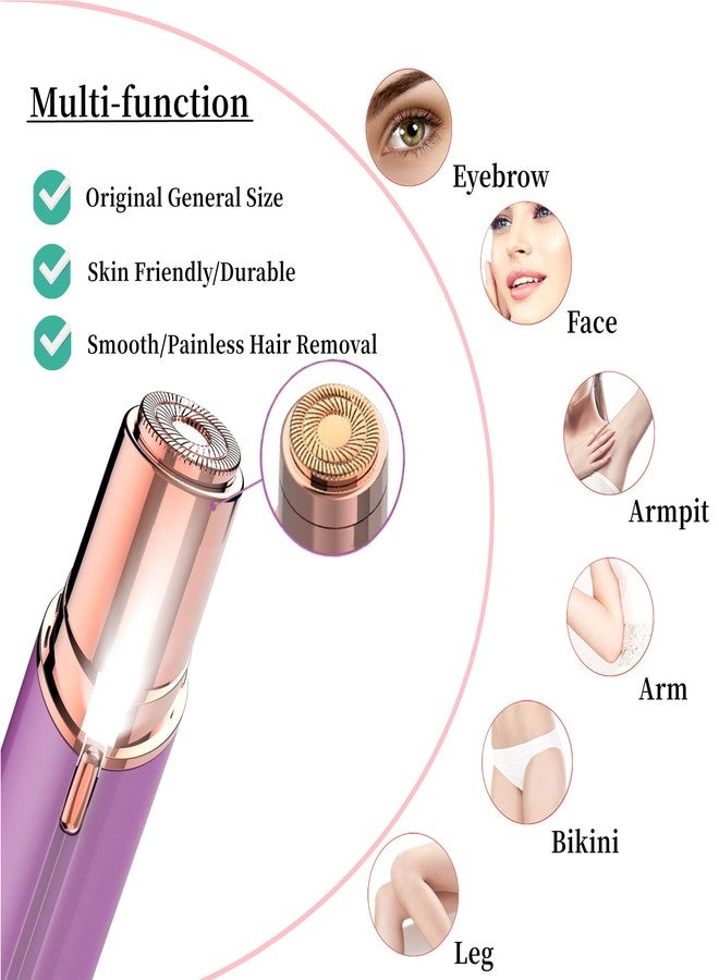 BECHY Women Facial Hair Remover Replacement Heads Gen 2 for Finishing Touch Flawless,Double Halo Face Razor Replacement Heads for Flawless Painless Face Hair Remover Tool - Image 5