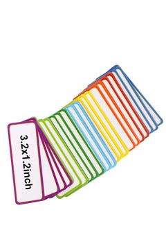 Excefore Magnetic Label Stickers, 54 Pieces Dry Erase Labels Reusable Name Tag Plate Writable Erasable Stickers for Whiteboard Lockers Fridge Home Office Classroom 9 Colors (8 x 3 cm)  - Image 4