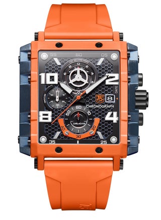 T5 Men's Chronograph Square Dial Silicone Strap Watch - pzsku/Z841D2B6A5D9B85C9BC12Z/45/_/1691661138/ab6f62b5-80bf-465a-b83a-94a9f62ec025