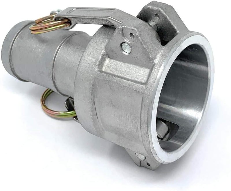 Gloxco Aluminum Type C Cam and Groove Hose Fitting, 1-1/2" Female Camlock x 1-1/2" Hose Shank (CAM-15-C-AL) - Image 5