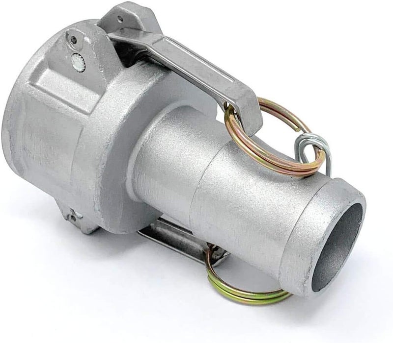 Gloxco Aluminum Type C Cam and Groove Hose Fitting, 1-1/2" Female Camlock x 1-1/2" Hose Shank (CAM-15-C-AL) - Image 4