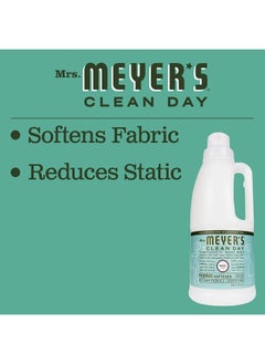 Mrs. Meyer's Clean Day Liquid Fabric Softener, Infused with Essential Oils, Paraben Free, Basil, 32 oz (32 Loads)  - Image 4