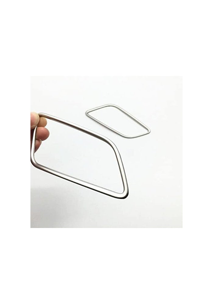 QASULER Stainless Steel Air Vent Trim for A4 2017-2018 - Image 3