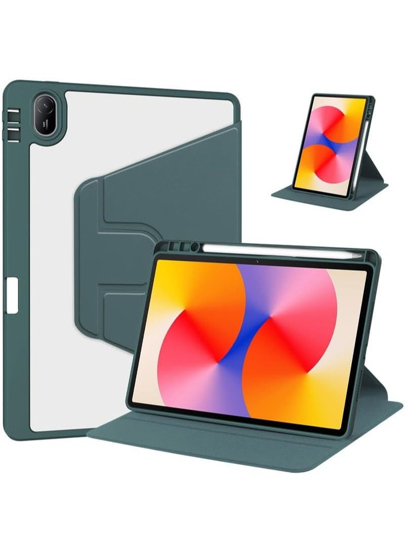 general Clear Back Case Compatible with Huawei MatePad SE 11 inch 2024 with Pen Holder, 360 Degree Swivel Stand Flip Smart Tablet Cover Auto Sleep/Wake Case - Image 1