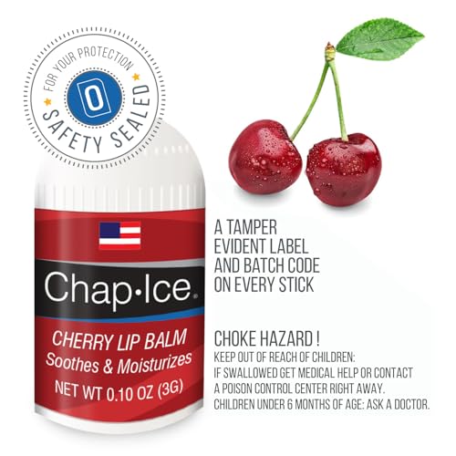 Chap Ice Lot of 4 Oralabs Chap Ice Cherry Lip Balm Mini Cute Bonus Pack … - Image 4