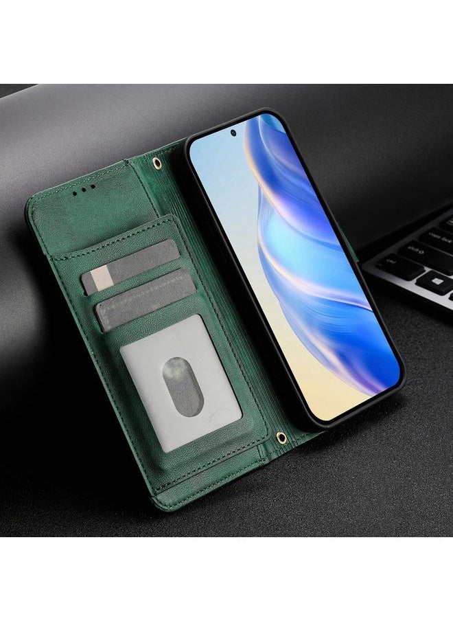 erorex - Case For Motorola One 5G Ace 2021 Multi-Card Slots Zipper Wallet Leather Phone Case - Image 1