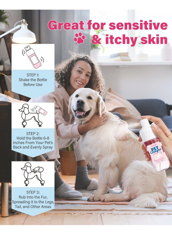 GJYC PET GJYC PET Dog & Cat Perfume | Long-Lasting Baby Powder Scent Deodorizing Spray | Fur-Conditioning Cologne, Non-Sticky Formula | Travel-Friendly, 3.38 fl. oz - Image 5
