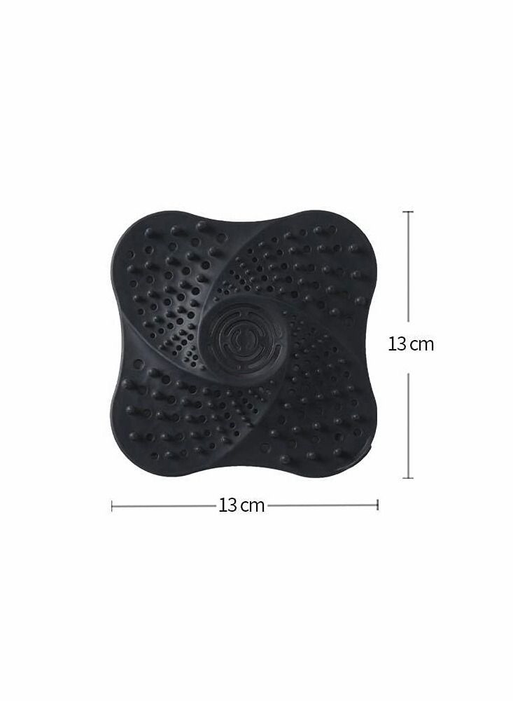 Y&D Bathroom Hair Catcher (3 pack), Spiral Design Drain Catcher, Strong Suction Cups Bathtub Protector, Silicone Sink Protector - Image 2