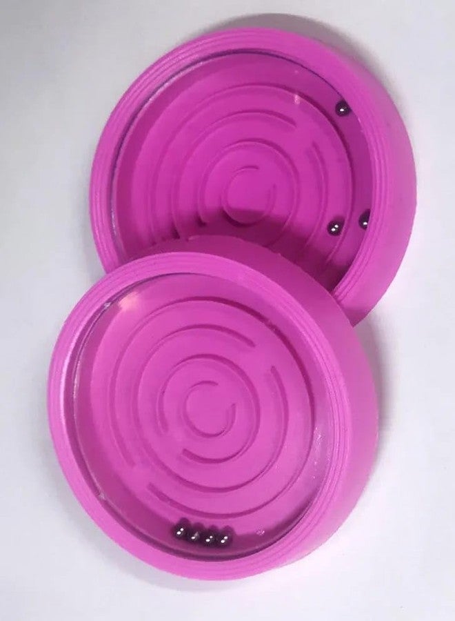 YOOKO® Big Round Shape Plastic Ball Bearing Maze Game Toy (2 Pcs) Multicolour - Image 1