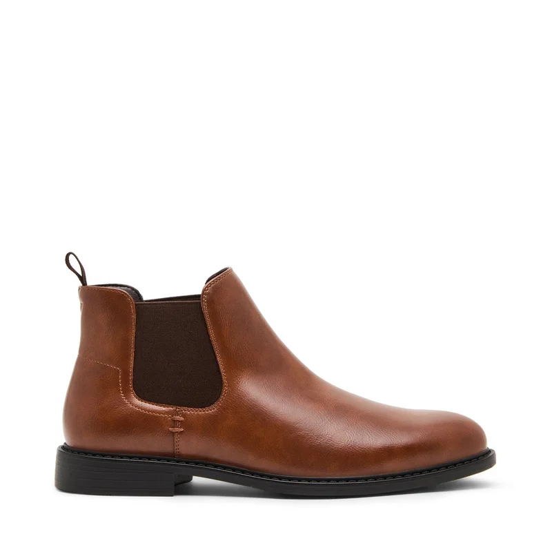 ستيف مادن MSLIKK Brown Men Lace-Up Boots