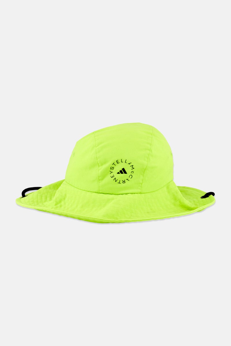 Adidas Adidas x Stella McCartney Women Brand Logo Bucket Hat, Lime Green  - Image 1