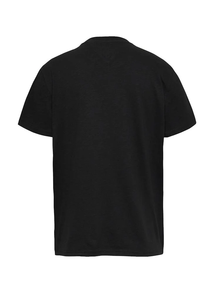TOMMY JEANS Regular Fit Graphic Slub T-Shirt