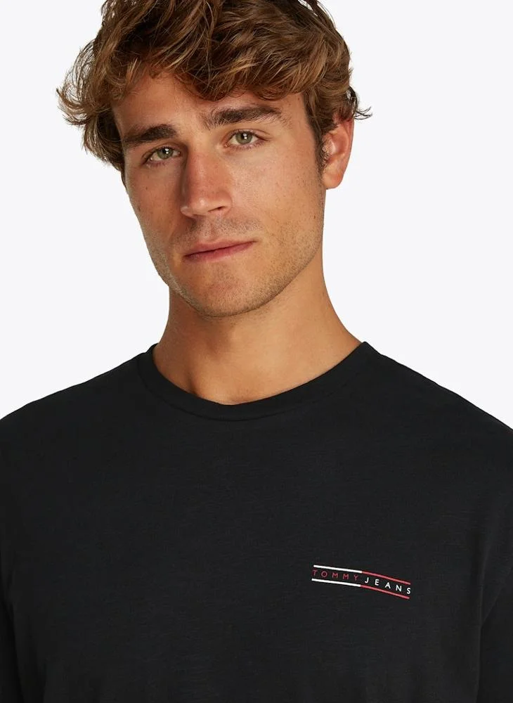 TOMMY JEANS Regular Fit Graphic Slub T-Shirt