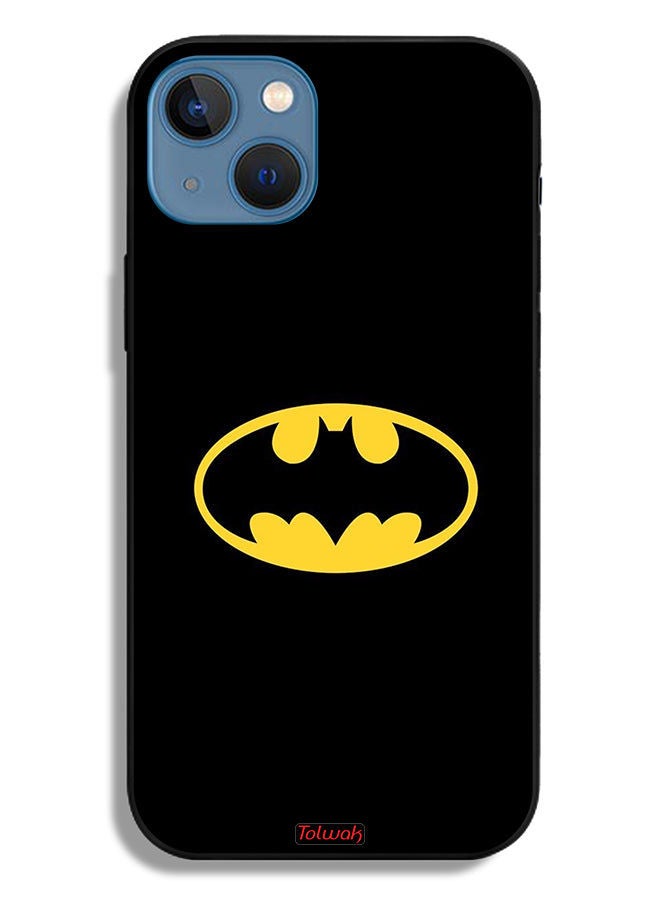 Tolwak جراب حماية لهاتف Apple iPhone 13 بشعار باتمان - Image 2