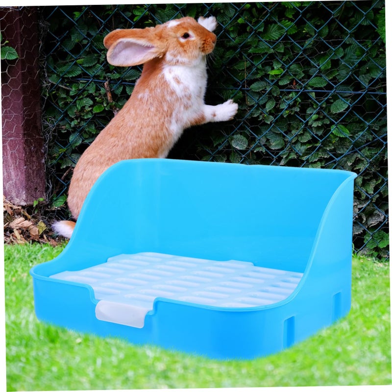 Bunny Potty Training Litter Box Indoor Outdoor Splashproof Small Pet Toilet - Image 3