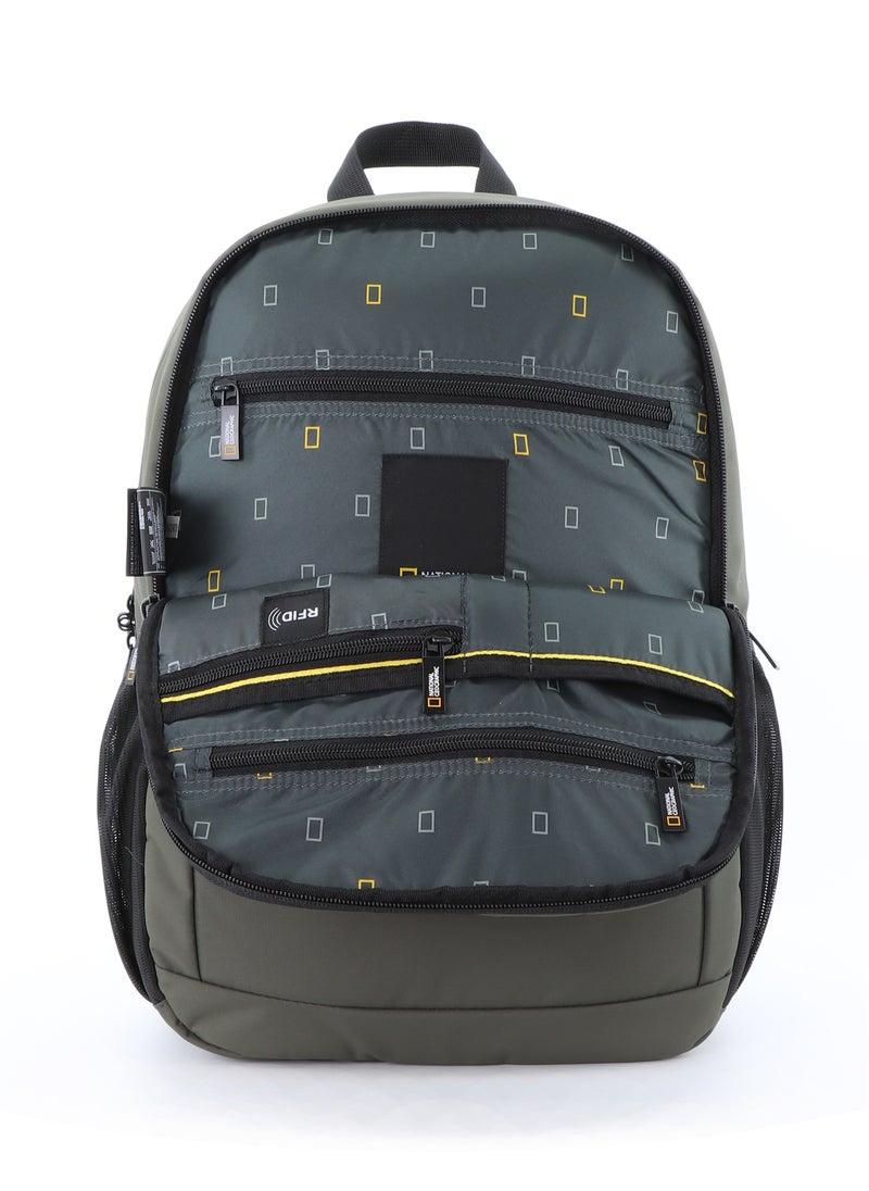 NATIONAL GEOGRAPHIC National Geographic Mutation Backpack Khaki, Durable Padded Laptop Tablet Bag For Men And Women, Lightweight Water Resistant Casual Business Outdoor Backpack  - Image 5