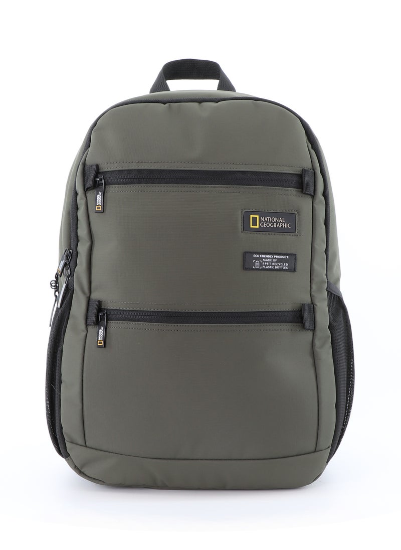 NATIONAL GEOGRAPHIC National Geographic Mutation Backpack Khaki, Durable Padded Laptop Tablet Bag For Men And Women, Lightweight Water Resistant Casual Business Outdoor Backpack  - Image 1