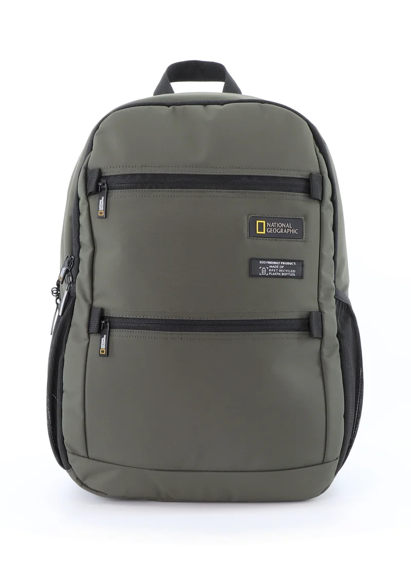 NATIONAL GEOGRAPHIC National Geographic Mutation Backpack Khaki, Durable Padded Laptop Tablet Bag For Men And Women, Lightweight Water Resistant Casual Business Outdoor Backpack