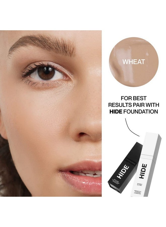 HIDE Liquid Concealer, Medium to Full Coverage Concealer for Blemishes, Under Eye Dark Circles & Scars, Oil Free Concealer, Wheat (See Shade Finder), 0.5 fl oz - Image 5
