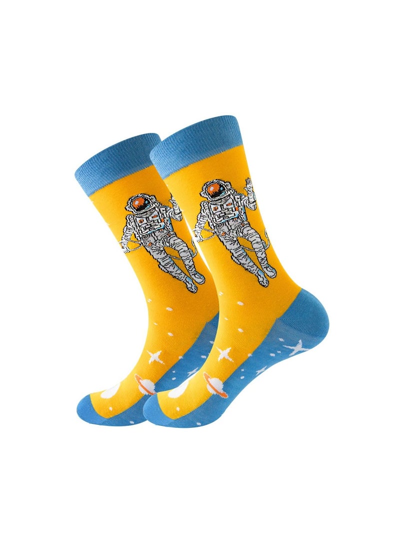 Loquat Anti Slip Mid Calf Sport Socks 