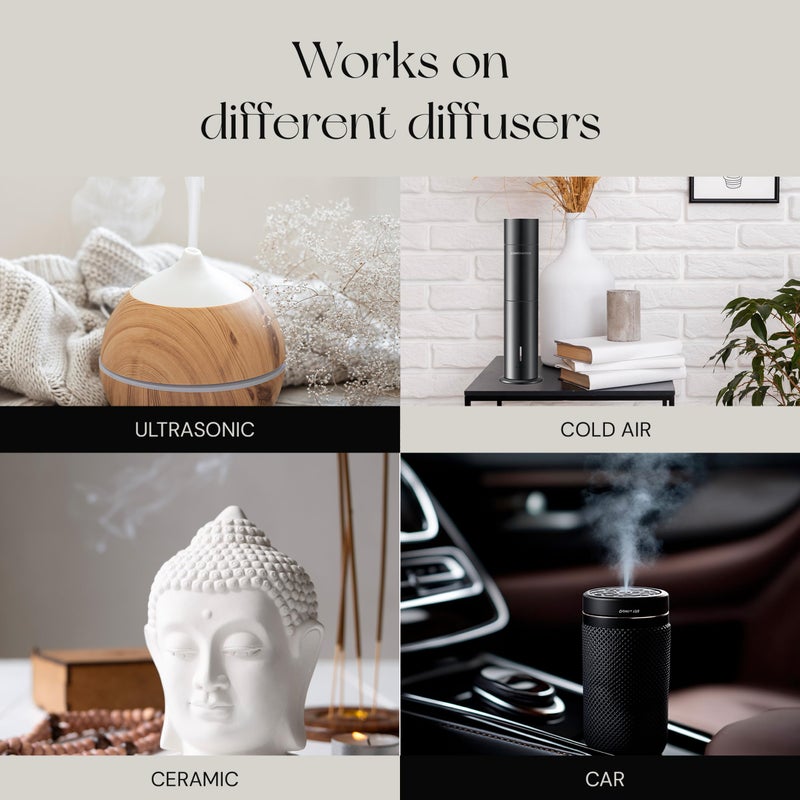 SCENTEMOTION My Way Diffuser Oil Inspired by The 1 Miami Beach Scent, Scent Diffuser Oil with Notes of Cardamom, Leather, Lemon & Iris, Aromatherapy Fragrance, Essential Oil Blend | 120ml, 4.05 fl oz - Image 5