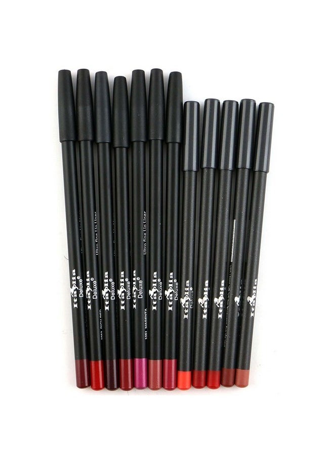 Italia Deluxe - 12pc Italia Deluxe Ultra Fine Lip Liner set of 12 color - Image 1