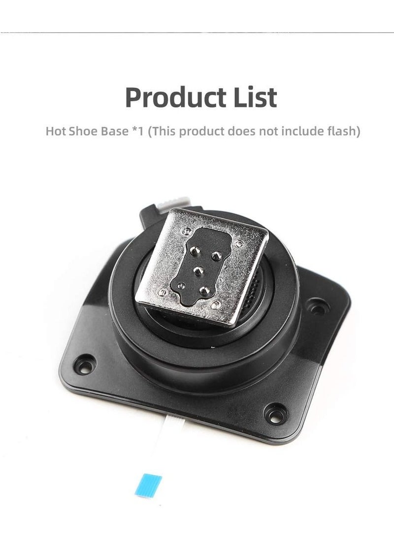 Captaintech V1S Hot Shoe Mounting Foot Fix Compatible Fit for Godox V1-S Speedlite Flash Repai Parts (V1S Hot Shoe) - Image 2