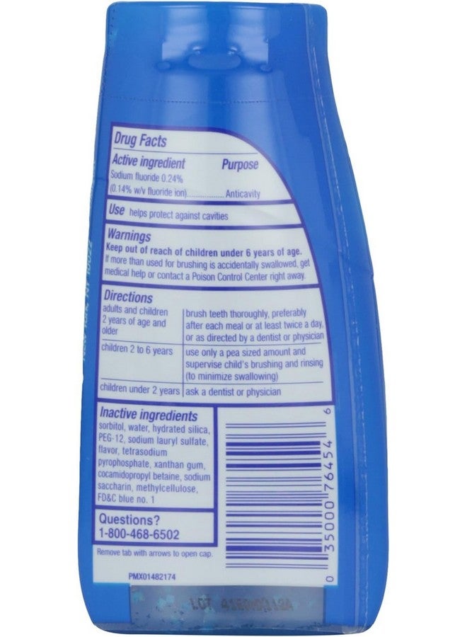 كولجيت معجون أسنان كولجيت ماكس فريش السائل مع شرائط تنظيف الفم، بنكهة النعناع المنعش، 4.6 أونصة (عبوة من 6 قطع) - Image 2