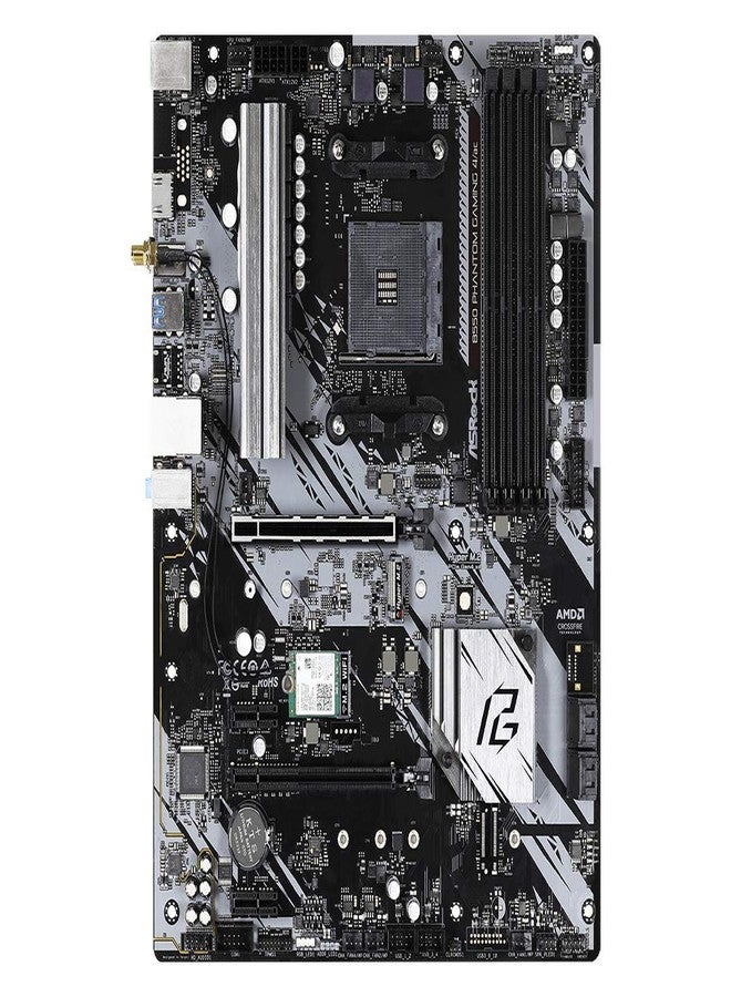 ASRock B550 Phantom Gaming 4 AC Supports 3rd Gen AMD AM4 Ryzen™ / Future AMD Ryzen™ Processors Motherboard - Image 2