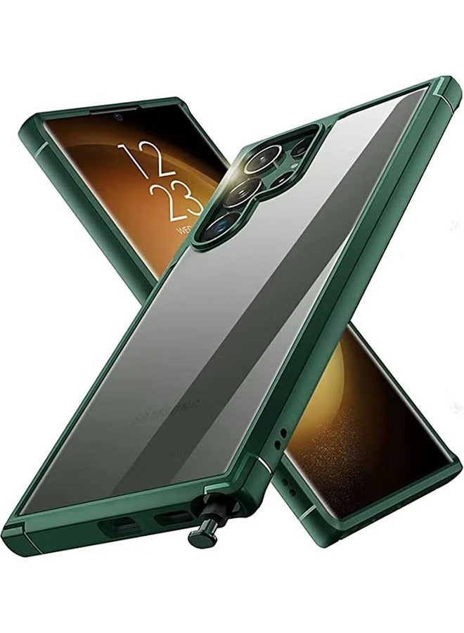 IAF Samsung Galaxy S23 Ultra Case Clear Cover Thin Soft Silicone Slim Shockproof Scratch Resistant Anti-Fingerprints Transparent Hard Back Protective Cover, Anti-Yellowing Phone Protection for S23U Protec - Image 1