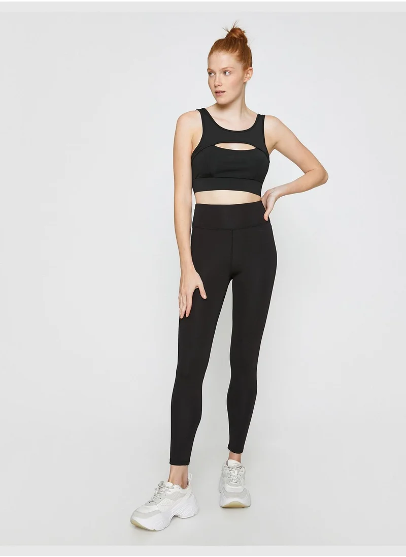 كوتون Minimal Printed Sport Leggings