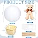 Baquler 12 Sets Baby Shower Hot Air Balloon Table Centerpieces DIY Paper Lanterns Stuffed Plush Bear Wooden Baskets for Wedding Birthday Gender Reveal Beige WhiteSolid Style - Image 4