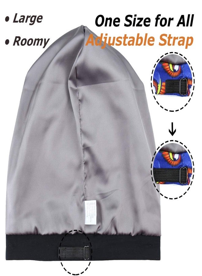 Heerf Satin Bonnet Sleeping Beanie Hat for Frizzy Natural Hair Women and Men - Image 3