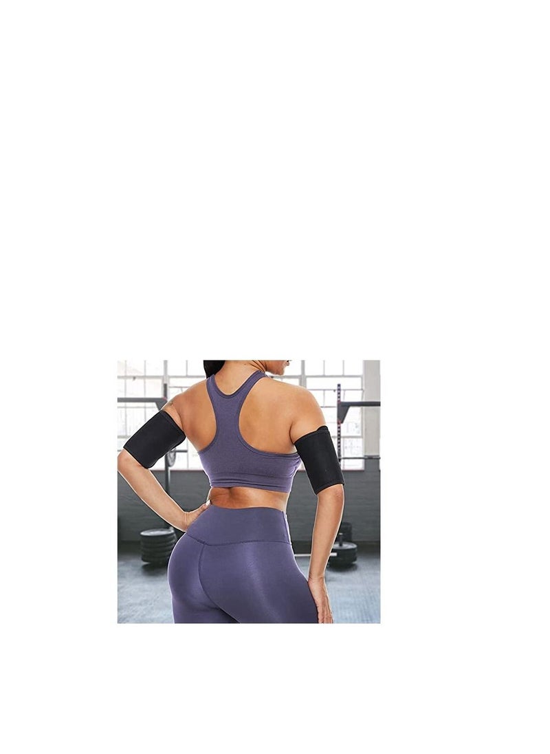 SYOSI Arm Trimmer for Women & Men Sweat Arm Shaper Bands Sauna Arm Shaper Wraps Reduce Cellulite and Improve Sweating Wraps Arm Trainer for Sports Workout 2 Pack  - Image 3
