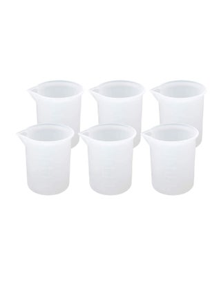 Silicone Measuring Cups, 100ml Mixing Cups for Epoxy Resin Arcrylic Paint Pouring Non Stick Stir and Pour Tool with Precise Scale for measure, stir and at a budget saving cost - pzsku/Z841E1E29094B6E4AC3E5Z/45/_/1657613406/e06fb027-0649-4505-9711-5b701ed450db