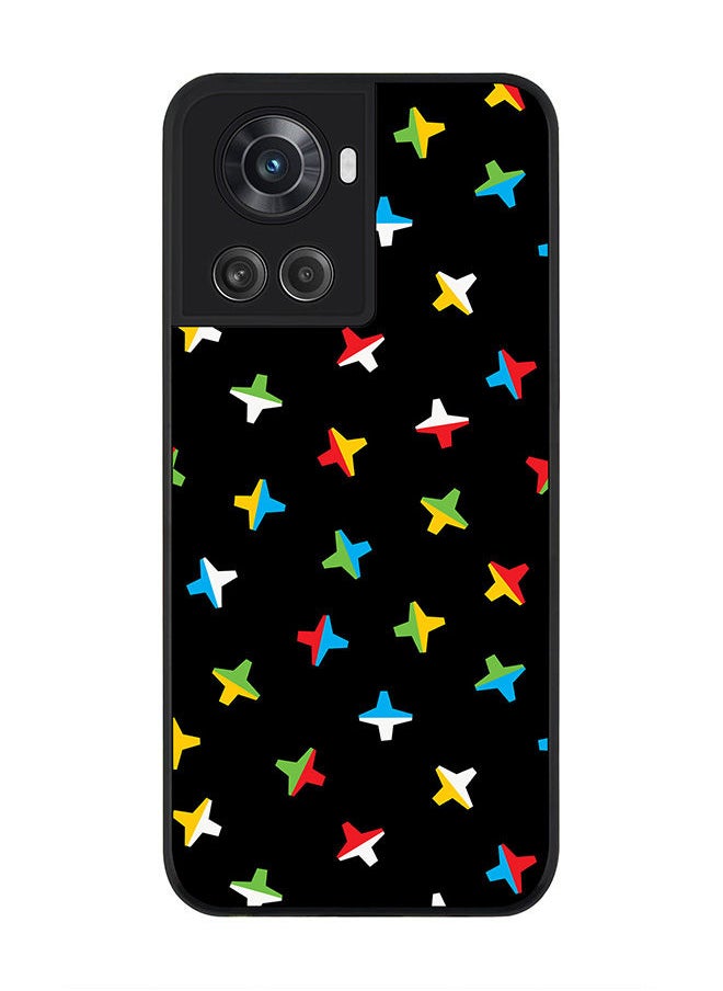 Stylizedd - Rugged Black edge case for OnePlus 10R 5G/OnePlus Ace 5G Slim fit Soft Case Flexible Rubber Edges Anti Drop TPU Gel Thin Cover - Twofaced Ex's - Image 1