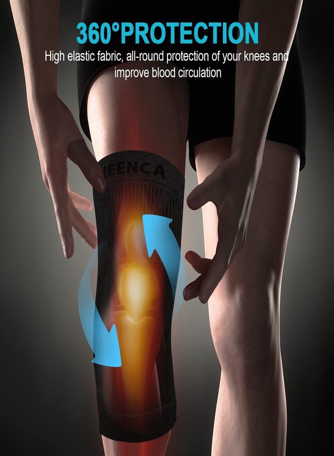 NEENCA Knee Sleeve - Knee Braces for Knee Pain, Joint Pain Relief, Swelling, Inflammation Relief, and Circulation, Knee Support for Women and Men - Image 4