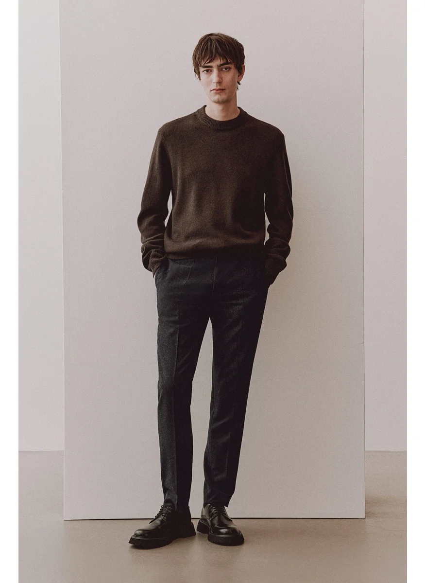 اتش اند ام Slim Fit Wool-Blend Trousers