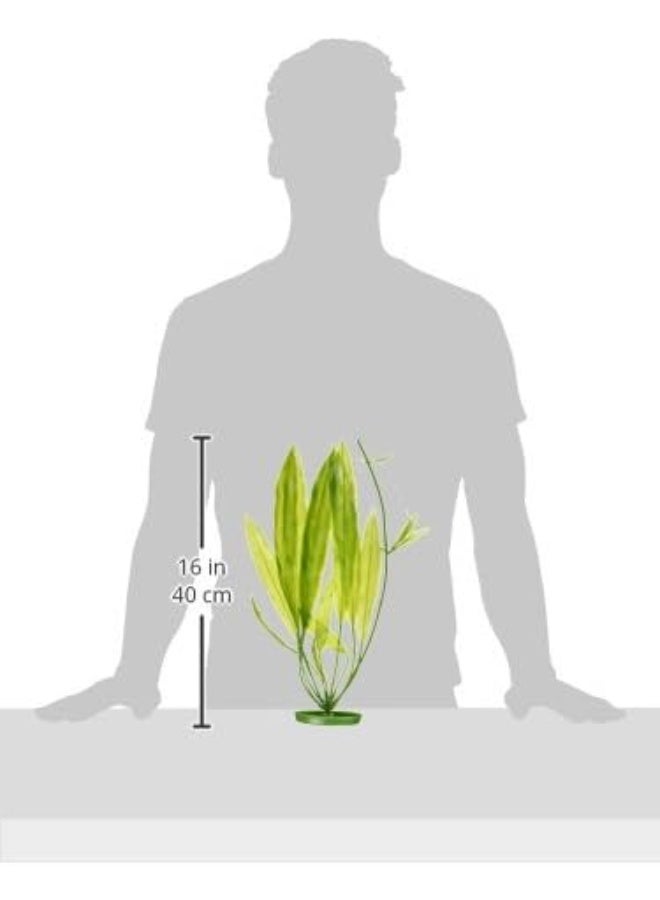Marina Aquascaper Fish Tank Decorations, Amazon Sword Plant, 15-Inch - Image 2