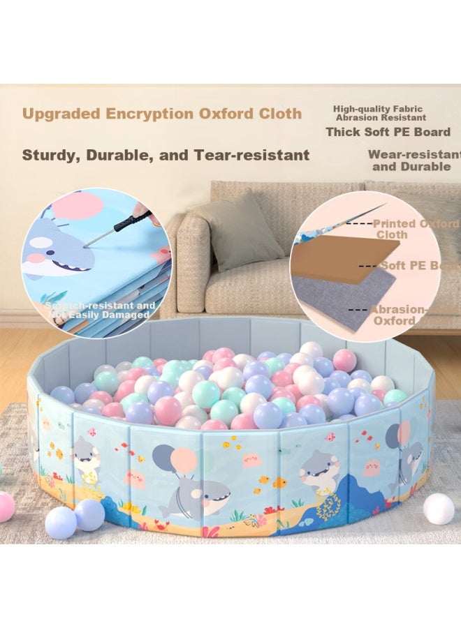 Deerc Foldable Ocean Ball Pool Play Mat Fence, Ground Tent, Large Bobble Ball Pool, Indoor Toy, New Year Gift - Image 3
