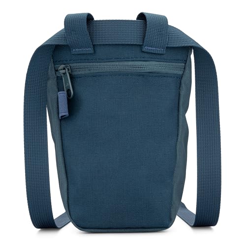 Oso Supply Co Chalk Bag for Rock Climbing UShaped Chalk Bucket with Zippered Pocket Drawstring AbrasionResistant Fabric Perfect Gear for IndoorOutdoor Climbing Bouldering Navy Blue - Image 3