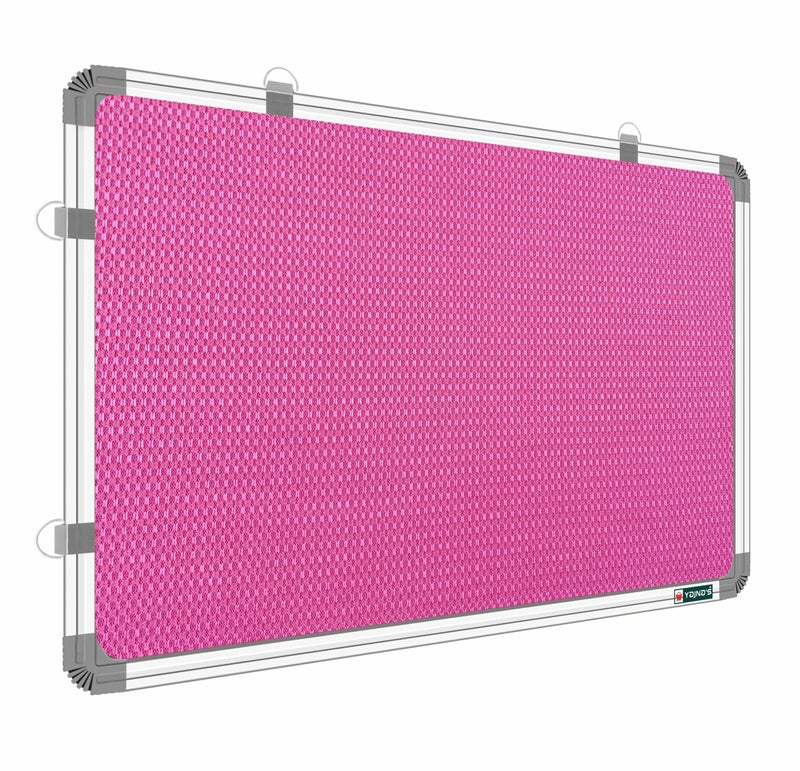 YAJNAS 1.5x2 Feet Notice Premium Material Pin-up Board/Pin-up Board/Soft Board/Bulletin Board/Pin-up Display Board for Office, School and Home, (Pink, Pack of 1) (1.5 x 2 Feet, Pink) - Image 3
