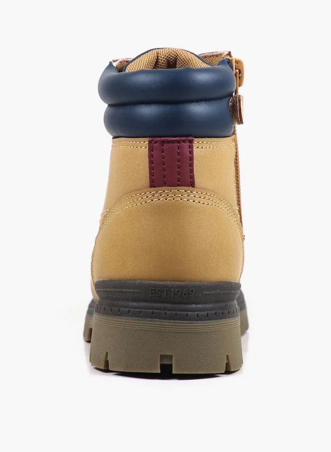 جاب Boys Range Lace-Up Ankle Boots