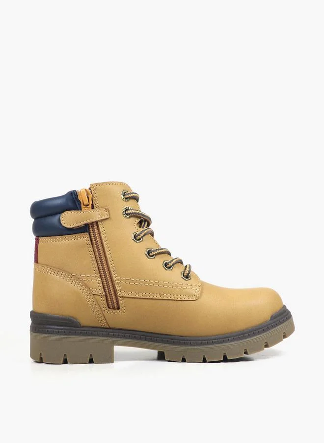 جاب Boys Range Lace-Up Ankle Boots