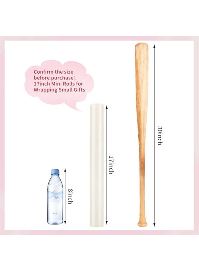 Off White Matte Wrapping Paper,17 Inch X 9.8 Feet Gift Wrapping Paper for Gifts,Wedding,Baby Shower,Bridal Shower,Birthday,Christmas,Holiday - Image 3