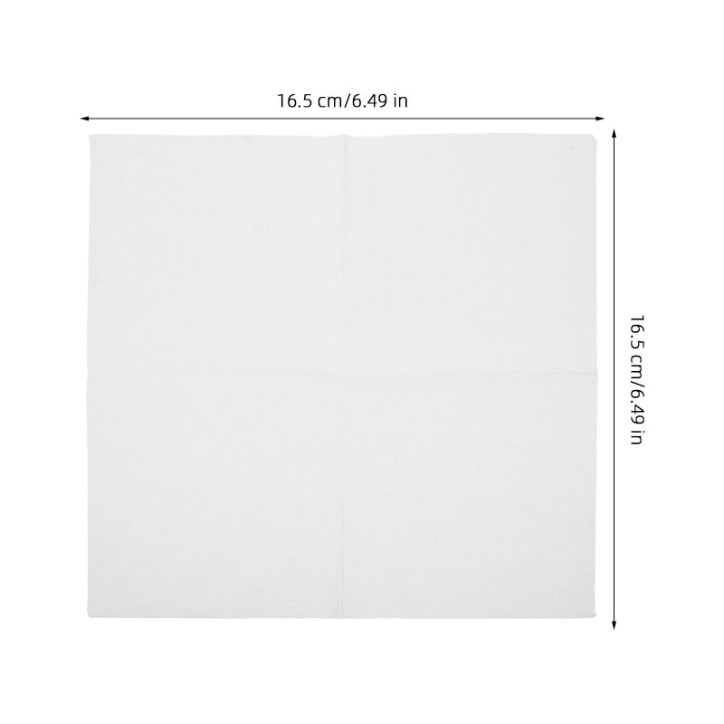 White Square Disposable Paper Napkins 80 Pieces for Party Dining Wedding Holiday Festival Use - Image 3