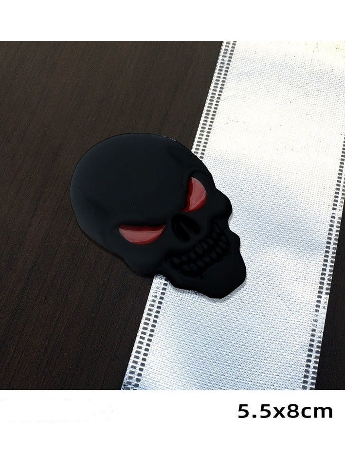 EBMINI Pirate Metal Captain Jack Car Body Decoration Sticker Rear Tail Label Creative Sticker 