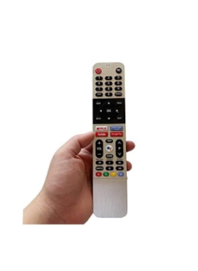 وحدة تحكم عن بعد بديلة جديدة متوافقة مع Skyworth Android TV 539C-268920-W010 TB5000 UB5100 UB5500 بدون جهاز التحكم عن بعد الصوتي، فضي - Image 3