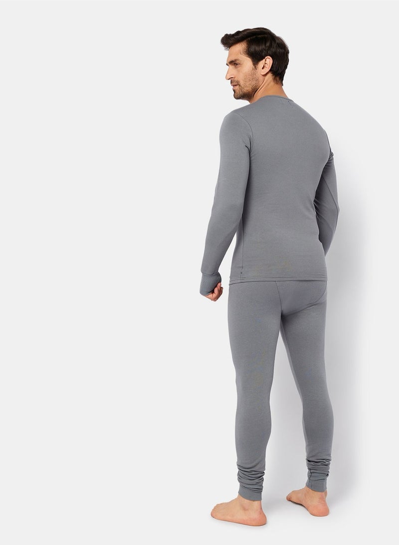 DICE Men's Cotton Thermal Long Underwear Set - Image 3